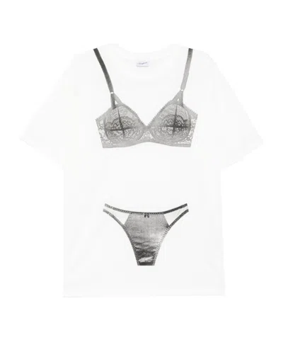 Vaquera Crew Neck T-shirt In White