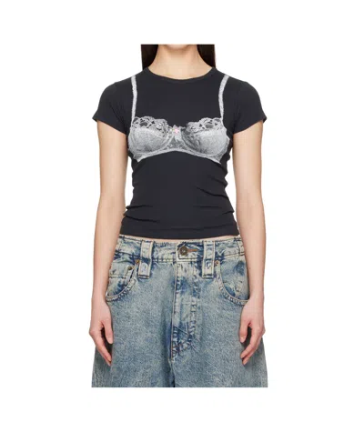 Vaquera Crew Neck T-shirt In Black