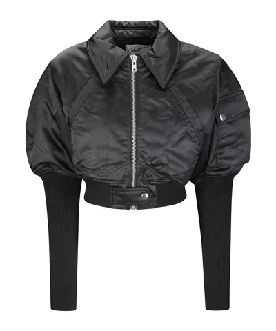 Vaquera Cropped Bomber Jacket