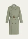 VAQUERA CUT OUT BELTED TRENCH COAT