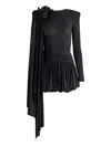 Vaquera Woman Black Dresses In Black