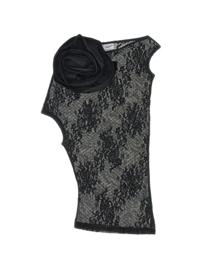 Vaquera Floral-appliqué Lace Top In Multi