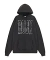 Vaquera Black Giant Hoodie In Black