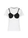 Vaquera Graphic Bra Print T-shirt In Multi