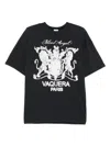 Vaquera Graphic-print Cotton T-shirt In Black