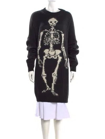 Pre-owned Vaquera Graphic Print Crew Neck Sweater