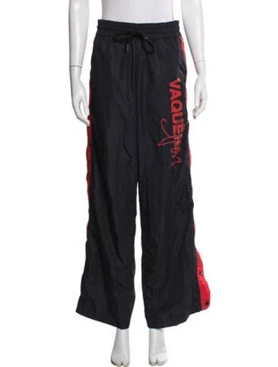 Pre-owned Vaquera Graphic Print Sweatpants In Blue