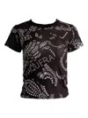 Vaquera Graphic-print T-shirt In Black
