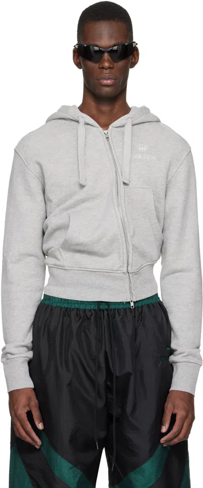 Vaquera Gray Twisted Hoodie