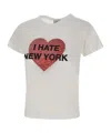 Vaquera I Hate New York T-shirt In White