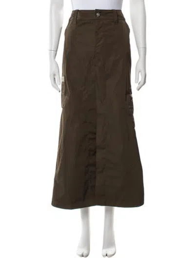 Pre-owned Vaquera Long Skirt In Green