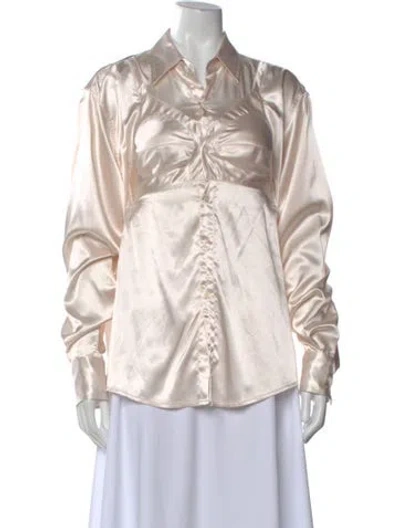 Pre-owned Vaquera Long Sleeve Blouse W/ Tags In Pink