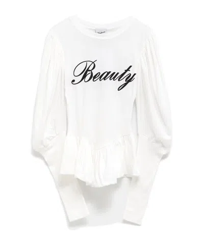 Vaquera Long Sleeve T-shirt In White