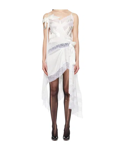 Vaquera Mini Sundress In White