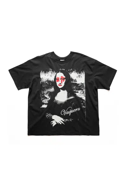 Vaquera Mona Lisa T-shirt Black