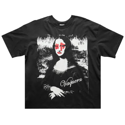 Pre-owned Vaquera Mona Lisa T-shirt 'black' | Women's Size Xl