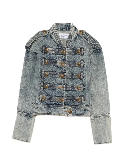 Vaquera Napoleon Denim Jacket In Blue