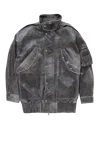 Vaquera Oversized Flight Jacket Grey In Gray