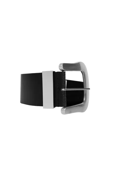 Vaquera Oversized Western Belt Black