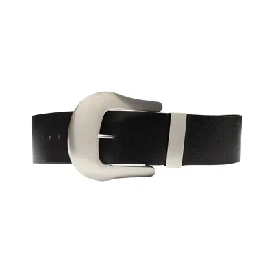 Pre-owned Vaquera Oversized Western Belt 'black' | Women's Size S