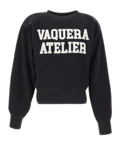 VAQUERA VAQUERA LOGO PRINTED SWEATSHIRT