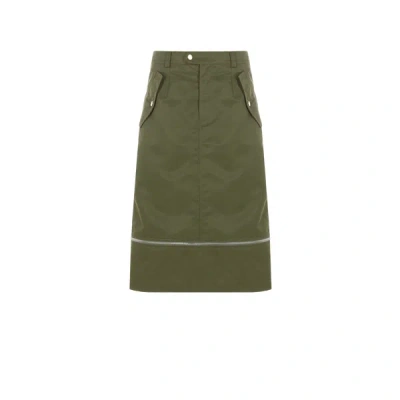 Vaquera Plain Skirt In Green
