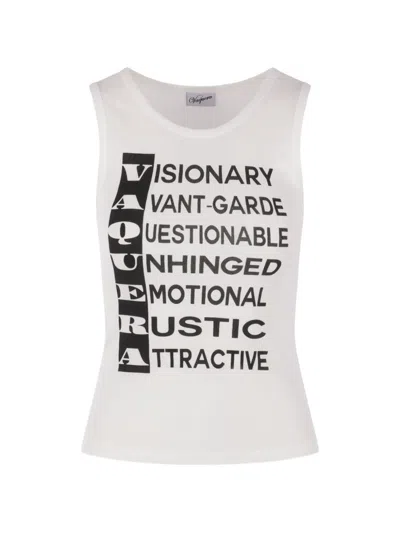 Vaquera Printed Top In White