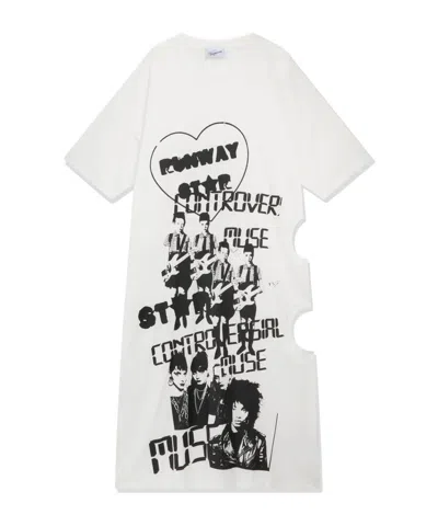 Vaquera Runway Star Dress In White