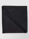 Vaquera Logo-embroidered Triangular Scarf In Black