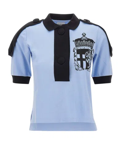 Vaquera Short-sleeved Polo Shirt In Blue