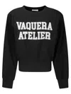 Vaquera Shoulderpad Sweatshirt In Black