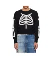 Vaquera Skeleton Sweater In Black