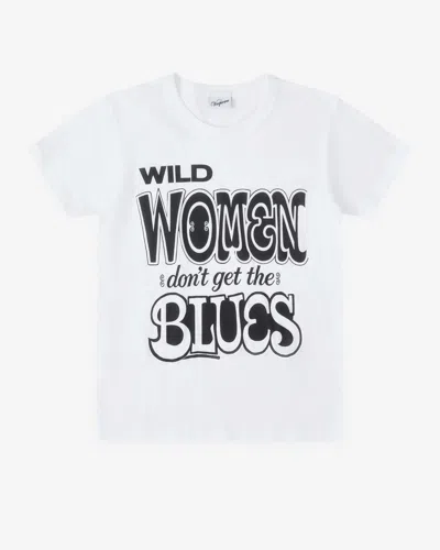 Vaquera Slogan-print Cotton T-shirt In White