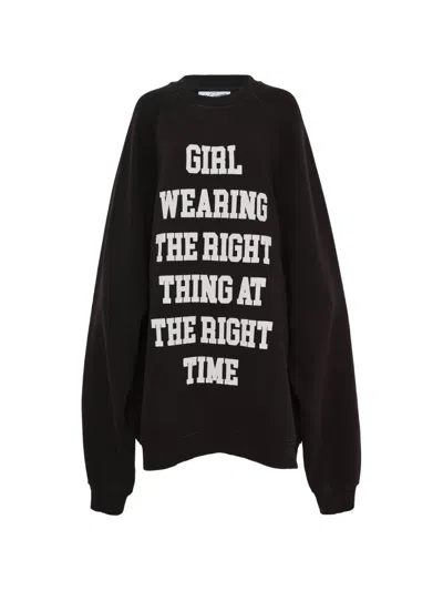 Vaquera Slogan-print Sweatshirt In Multi