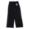 Vaquera Snap Track Pants In Black/navy In Blu Navy