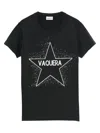 Vaquera Star-print T-shirt In Black