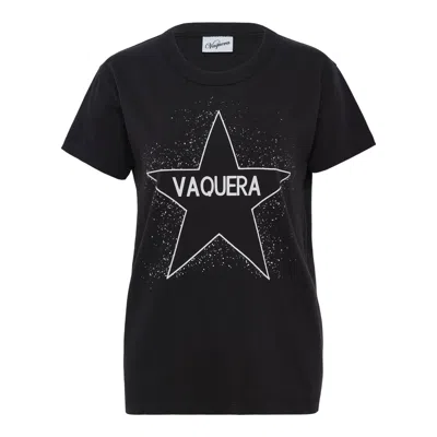 Vaquera Star T-shirt Knit In Black