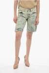 Vaquera Logo-patch Knee-length Denim Shorts