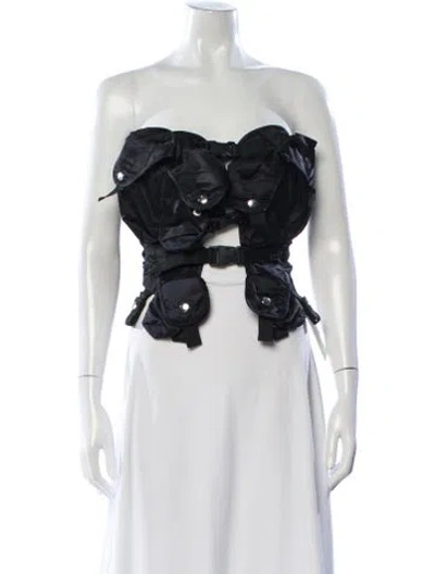 Pre-owned Vaquera Strapless Top In White