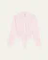 Vaquera Striped Button-down Bodysuit
