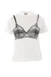 Vaquera Bra Printed T-shirt In Nude