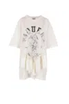 Vaquera Lingerie Overlay T-shirt In White
