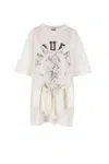 Vaquera Lingerie Overlay T-shirt In White
