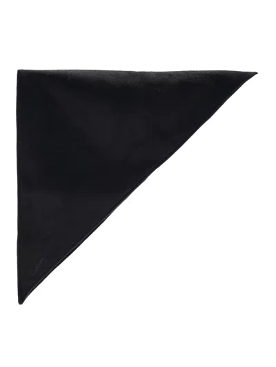 Vaquera Black Triangular Fabric Scarf