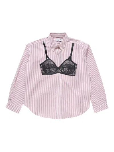 VAQUERA TROMPE L'OEIL BUTTON-DOWN SHIRT