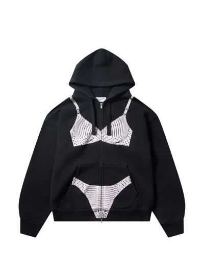 Vaquera Trompe L'oeil Graphic-print Hoodie In Multi