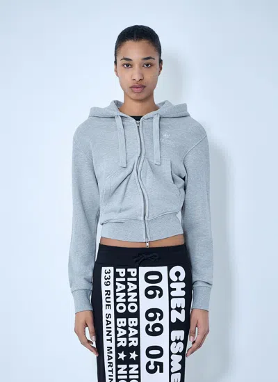 Vaquera Twisted Hoodie In Gray