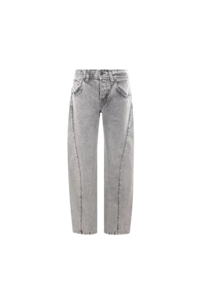 Vaquera Twisted Seam Jeans Women Grey