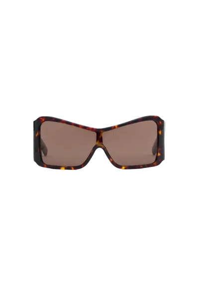 Vaquera Unisex Shield Sunglasses Brown