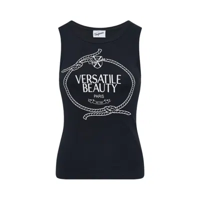 Pre-owned Vaquera Versatile Beauty Tank Top 'black' | Women's Size Xl